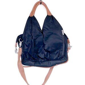 Laessig chic Designer Green Label Neckine Black Tan Diaper Bag Sold out  185